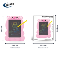 Tablette d'écriture LCD magique pour enfants, motifs animaux, jouet éducatif de voyage pour tout-petits, cadeau éducatif, vente en gros