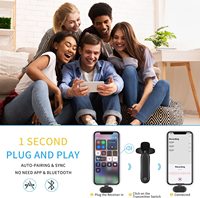 Microphone-Cravate Lavalier Portable Professionnel Sans Fil pour Vlogging, Enseignement et Vlog