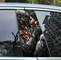 Autocollant de voiture en vinyle résistant aux UV, autocollant latéral de voiture imperméable pour la publicité