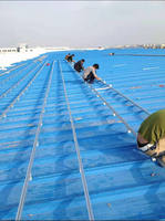 Système de support de montage solaire photovoltaïque Zn-Al-Mg pour toit en tôle ondulée