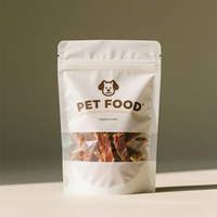 Groothandel op maat gemaakte logo stand-up pouch van PET-materiaal, verpakking voor droge voedingsmiddelen, ziplock sluiting voor snacks, gedroogd fruit en verzending