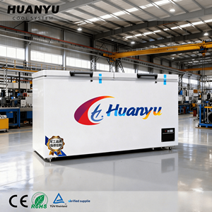 Congélateur commercial <span class=keywords><strong>de</strong></span> coffre <span class=keywords><strong>de</strong></span> refroidissement par air pour le stockage d'aliments surgelés et <span class=keywords><strong>de</strong></span> crème glacée - Product Image 1