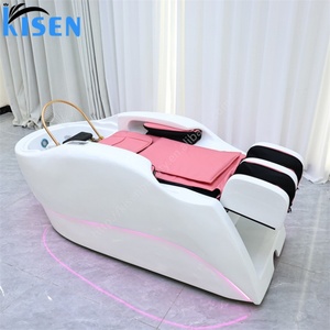 Kisen Lit de lavage auto de luxe avec massage 4D du cuir chevelu, thérapie corporelle complète, fonction vapeur, commande en anglais, tension adaptative - Product Image 6
