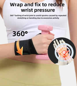 Attelle de poignet sportive fine, confortable, respirante, réglable, avec protection contre la pression - Product Image 5