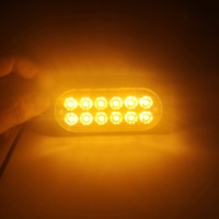 Feux de décoration ambre DXZ pour camions, poids lourds et fourgonnettes, clignotants latéraux 12 LED, modèle I-CL-12LED, feux de stationnement et de clignotants pour remorques