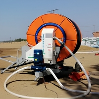 Sistema de Riego con Carrete de Manguera Serie JP, Accionamiento por Turbina de Agua, Retracción Automática de Manguera, Cañón de Riego Galvanizado, Ahorro de Agua, Directo de Fábrica