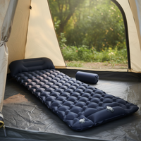 Matelas pneumatique de camping imperméable pour une personne, tapis de couchage portable pour le camping et les voyages en plein air