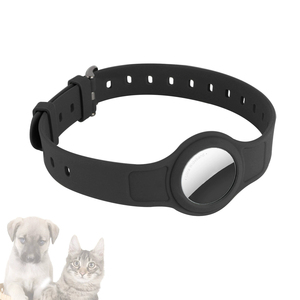 Verstellbares Silikon-Halsband mit GPS-Tracker für AirTag zur globalen Positionierung und Verlustprävention - Product Image 2