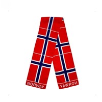 Ensemble de supporters de football américain personnalisé 2026 Drapeau Norvège : T-shirt, Casquette, Écharpe, Lunettes – Cadeau idéal pour les matchs