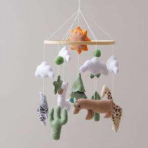 Nouvelle Arrivée Transfrontalière : <span class=keywords><strong>Mobile</strong></span> de Berceau pour Enfants Style Nordique, Thème Monde Solaire et Forestier, Design en Peluche Fait Main, Aucun Assemblage Requis, pour Bébé - Product Image 1