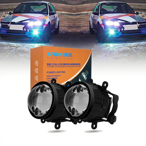 Luz antiniebla del proyector directo láser dual de 3 pulgadas, modelo de 6000 W 70W K, línea de corte perfecta, lente universal de faro de coche Bi-LED - Product Image 1