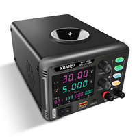 Alimentation de laboratoire CC réglable KUAIQU MPS-305QC 30V 5A 150W avec USB-C pour réparation de téléphones et charge sans fil