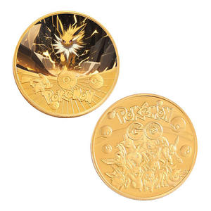10 Pièces de Monnaie Japonaises Classiques en Or Anime <span class=keywords><strong>Pokémon</strong></span> Plaqué Or 24K Pièces Commémoratives Plaqué Or Série Complète Eevee - Product Image 3