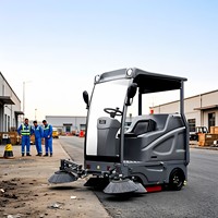 Balayeuse routière Tebai GS16, type conduite, pour le nettoyage des propriétés commerciales, des collectes de déchets communautaires, nettoyage thermique par combustion, garantie 3 ans
