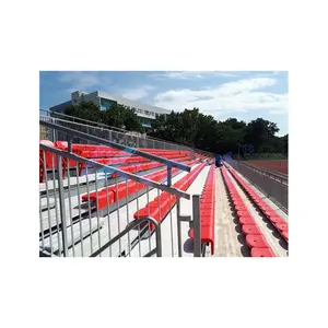 Nhanh Chóng Cài Đặt Bleacher Sử Dụng Nhựa Gấp Sân Vận Động Bóng Đá Seat Bleacher Cho Thể Thao