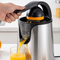 Elektrische roestvrijstalen citruspers met automatische pulpverwijdering, lekvrij, waterdicht ontwerp, eenvoudig schoon te maken, 160W huishoudelijk gebruik