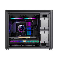 GAMEMAX Spark Mid Tower Micro ATX Steel Vertical Airflow Gaming Computer Case with 2x HDD + 2x SSD for PC & Desktop