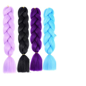 Cheveux synthétiques Jumbo Pure de 31 pouces, 82 pouces, extensions de cheveux africains à tresser en fibre haute température pour femmes - Product Image 1