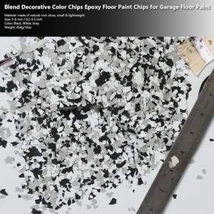 LSY <span class=keywords><strong>สี</strong></span>ดำ<span class=keywords><strong>สี</strong></span><span class=keywords><strong>ขาว</strong></span>สีเทาอ่อนเคลือบพื้นเกล็ดอีพ็อกซี่สำหรับผนังโรงรถภายในและภาย<span class=keywords><strong>น</strong></span>อกบ้าน - Product Image 3