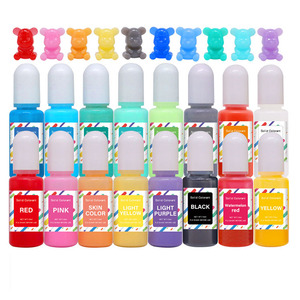 YS 16 couleurs Makaron couleur unie résine Pigment liquide colorant colorant bricolage résine époxy moule Pigment colorant bijoux fabrication fournitures - Product Image 1