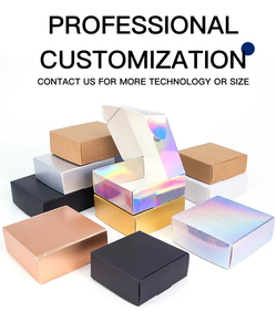 Scatola da Spedizione Pieghevole in Robusto Cartone Kraft Ondulato Rosa Su Misura Bellissima Scatola Postale in Carta Ondulata con Logo Personalizzato - Product Image 2