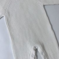 Combinaison bébé en coton 100% tricoté épais, best-seller, unisexe, automne-hiver, manches longues, pour nouveau-né et tout-petit