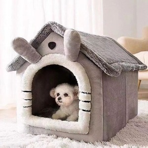 Cat Dog House <b>Nest</b> Winter Warming Cat <b>Nest</b> Four Seasons Universal Detachable Dog House Cat <b>Bed</b> Pet <b>Nest</b> Pet Supplies - Product Image 4