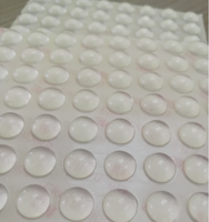 Coussinet adhésif en silicone transparent pour meubles d'extérieur, 1 paire de 3M