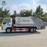 Camion de voirie compacteur HEAVSTY 7CBM, châssis léger domestique, moteur diesel 120 CV norme nationale VI, boîte de vitesses manuelle