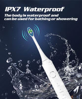 Brosse à dents électrique automatique sonique intelligente rechargeable avec chargement USB de type C tendance, blanchiment X700W
