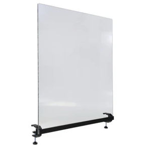 Vente en gros de barrières de protection flottantes en acrylique personnalisables pour plafond, installation facile, 2 par paquet avec quincaillerie - Product Image 1