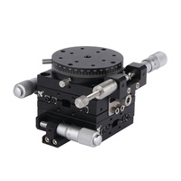 C&K Export XYR Multi 3 Axis 80mm JCXYR-80 Stage Manual Stage Micrometer Optical Alignment Table for Other Test Instruments