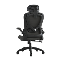 Chaises de bureau pivotantes modernes en maille lisse avec dossier inclinable et support lombaire pour étudiants