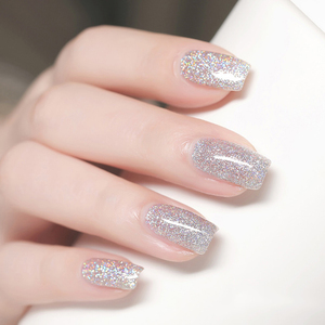 Gel à ongles de photothérapie, paillettes colorées, diamants, Champagne, argent, <span class=keywords><strong>blanc</strong></span>, vente en gros d'usine - Product Image 6