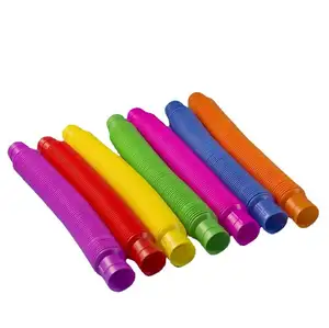 Fidget Pop Tube Spielzeug für Kinder und Erwachsene Pipe Sensory Tools für Stress und Angst Linderung Gut für Kinder mit ADD ADHS oder Autismus