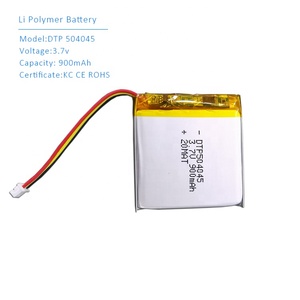 504045 battery lithium ion 900mah 3,7 V with MSDS ROHS - Product Image 2