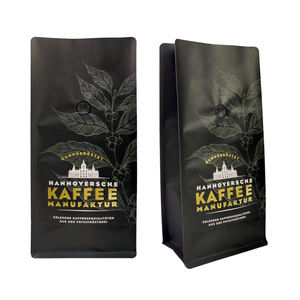 Vente en gros <span class=keywords><strong>de</strong></span> pochette debout en papier kraft 250g écologique imprimé sur mesure sacs d'emballage <span class=keywords><strong>de</strong></span> <span class=keywords><strong>café</strong></span> nouveau design avec fermeture à glissière à valve - Product Image 2