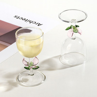 Verre à shot en borosilicate en gros pour champagne, vin, jus, avec logo personnalisé