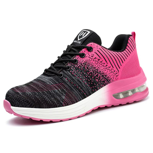 Chaussures de sécurité pour hommes et femmes, chaussures de travail à bout en acier, anti-perforation, légères, antidérapantes, avec coussin d'air - Product Image 6