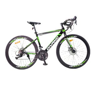 Divano Factory nuevo diseño 700C 24 velocidades negro y verde bicicleta de carretera con 21 velocidades engranajes acero horquilla freno de disco para la venta - Product Image 1