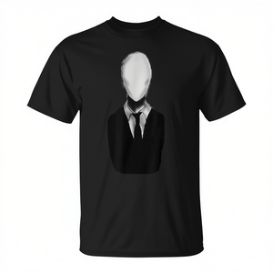 T-shirt Dapper Faceless Man noir unisexe taille adulte moyenne - Product Image 2