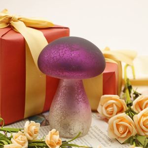 Newly Arrived Glass <b>Mushroom</b> Crafts <b>Christmas</b> Tabletop <b>Ornament</b> - Product Image 5