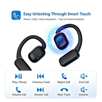 Écouteurs intra-auriculaires originaux TWS, casque IP65 étanche, écouteurs sportifs BT 6.0, écouteurs sans fil avec 60h d'autonomie