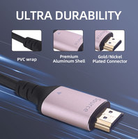 Usine hdmi 8k 60hz 4K 120hz câble fibre optique earc hdmi vers hdmi aoc câble 100 métros ps5 tv av 50 mètres bobine 48gbps