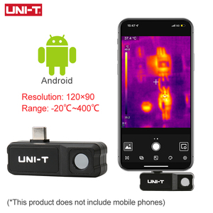 Caméra d'imagerie infrarouge UNI-T UTI120M 10800 pixels, compatible avec les téléphones Android, enregistrement vidéo Type-C, thermographie USB OEM UTI1 - Product Image 2