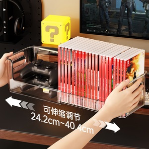 Switch Game Cartridge Storage Box With Dividers Extendable Portable Desktop Controller Organizer - Product Image 3