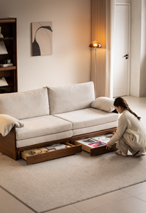 XUXIE Moderne Minimaliste Extensible Tissu Fauteuil Rembourré Loisirs Canapé-Lit pour Bureau Salon Doux Chambre Canapé Hôtels - Product Image 3