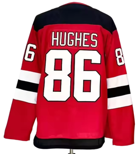 2026年ニューメンズ86ジャック・ヒューズ13ニコ・ヒシャー卸売最高品質ステッチアイスホッケージャージシャツ - Product Image 5