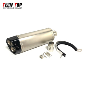 Silencieux d'échappement Teentop pour coude d'échappement de <span class=keywords><strong>moto</strong></span> universel <span class=keywords><strong>CF</strong></span> <span class=keywords><strong>Moto</strong></span> 800MT - Product Image 2
