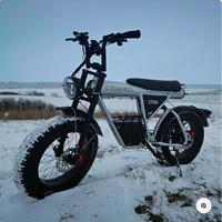 Vélo électrique à cadre en aluminium en stock UE, batterie cachée 1200Wh, Bomber 48V Enduro, pneus larges 20*5, VTT tout-terrain